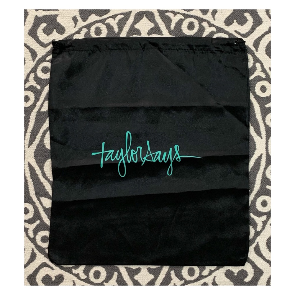 NEW AUTH. Taylor Says Satin Shoes Dust Bag